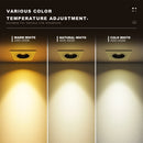 Adjustable angle recessed spotlight for indoor lighting