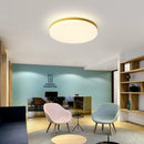 Round multicolour dimmable LED ceiling light for indoor use