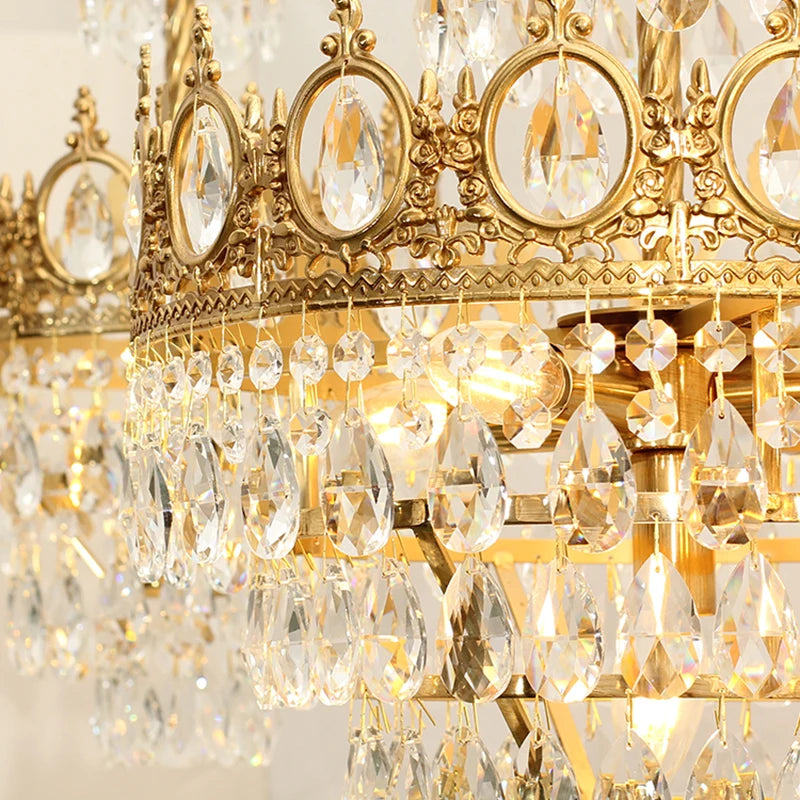 Crystal chandelier for elegant and refined lighting - vue 3 sur 14