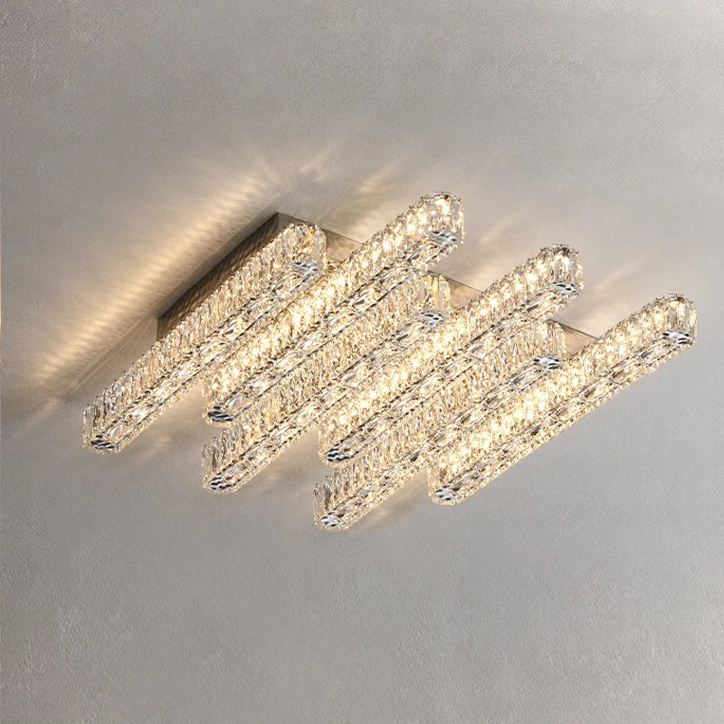 Modern luxury crystal ceiling light