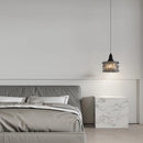 Minimalist Italian pendant light in premium copper and glass