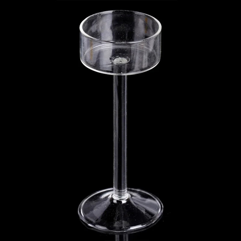 Large glass candle holder for wedding and romantic party decoration - vue 9 sur 9