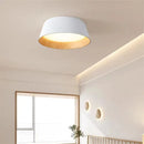 Round wood ceiling light wabi sabi minimalist design for interiors