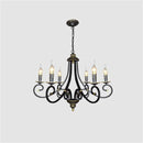 Creative retro european iron chandelier for interior decoration