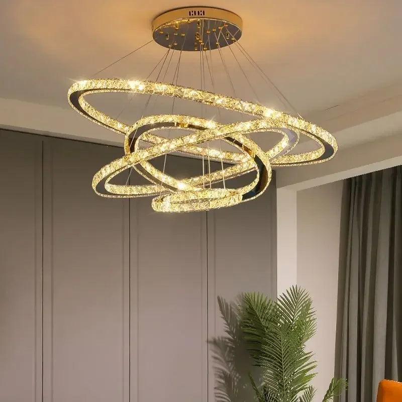 Winfordo crystal chandelier for exhibition hall