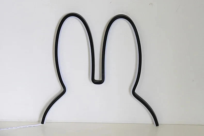 Modern LED rabbit night light for children christmas gift