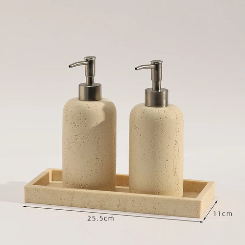 luxury disinfectant bottle and bathroom accessories - vue 18 sur 19