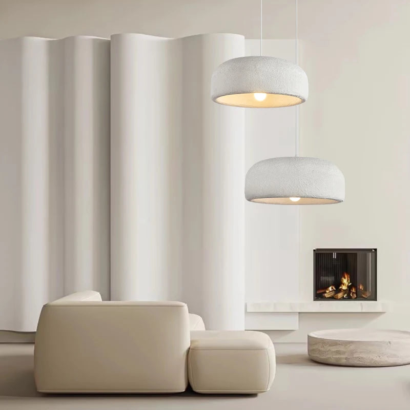 Modern minimalist wabi sabi nordic LED chandelier for bar and restaurant