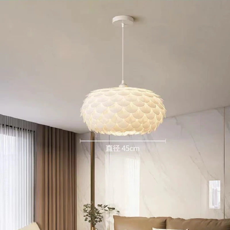 Creative warm light modern designer chandelier for girls' bedroom - vue 10 sur 10