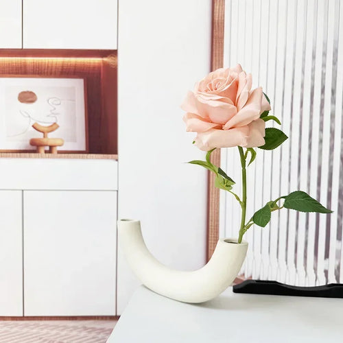 Artificial pink roses for elegant and modern home decoration - vue 6 sur 16