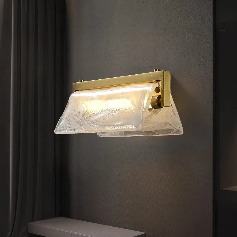 Modern copper wall light for luxurious lighting