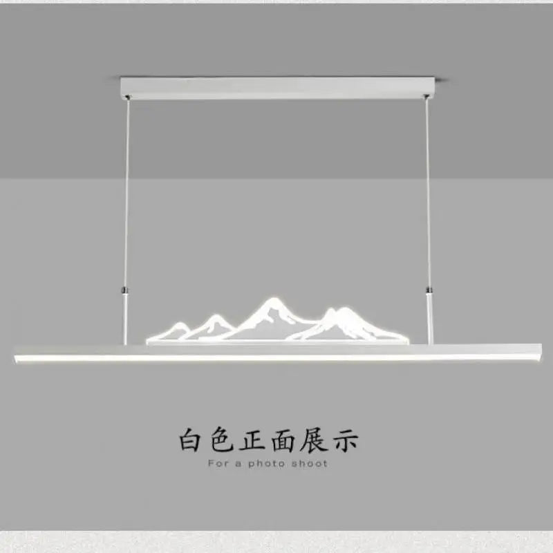Chinese style chandelier for restaurant and office mountain - vue 6 sur 10