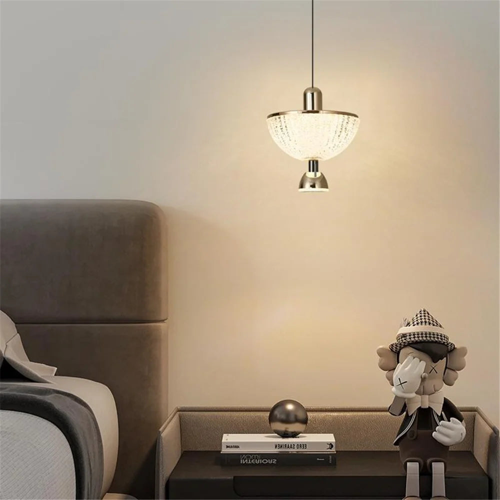 Creative acrylic pendant light nordic luxury decorative - vue 3 sur 8