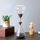 three-layer glass hourglass for Christmas decoration
