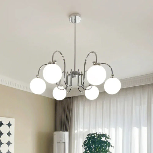 Romantic decorative arc-shaped LED ceiling light