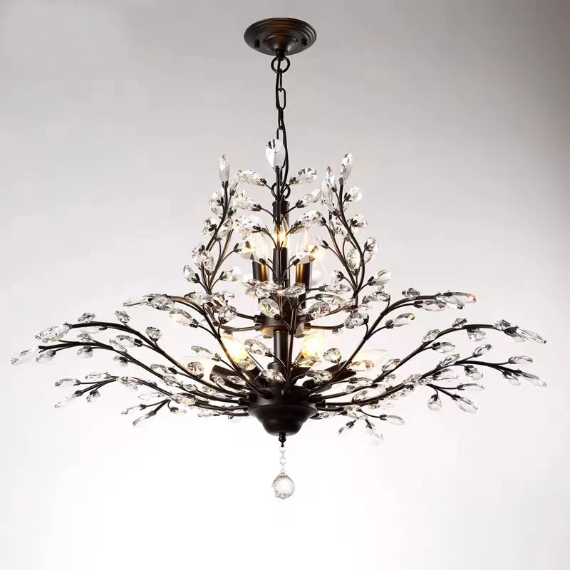 Retro crystal chandelier for creative and original shops