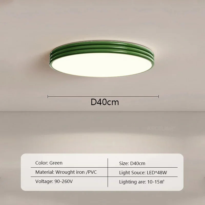Nordic medieval design LED ceiling light for interior decoration