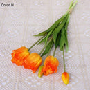 Large baroque silicone tulips luxury decoration for events