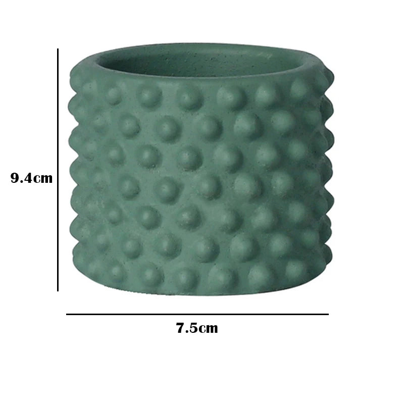 Nordic style retro cement flower pot for home decoration - vue 20 sur 33