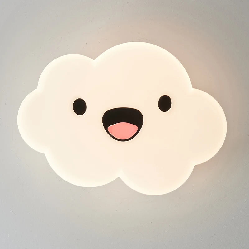 Modern smiley face ceiling light for indoor lighting - vue 6 sur 7