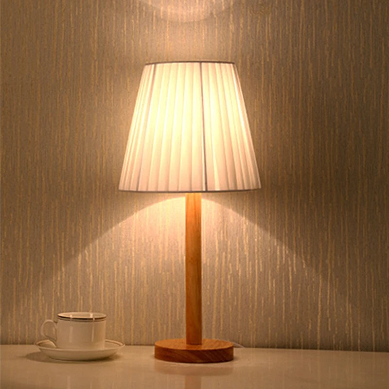 Nordic pleated foldable table lamp for home decor