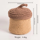 cotton rope storage basket for plants and decorations