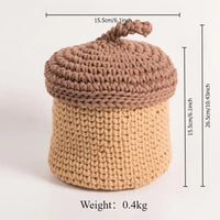 cotton rope storage basket for plants and decorations