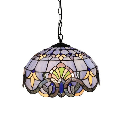 Handmade glass pendant light nordic style peacock home decor - vue 13 sur 14