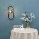 Glass LED wall light for corridor and hotel background