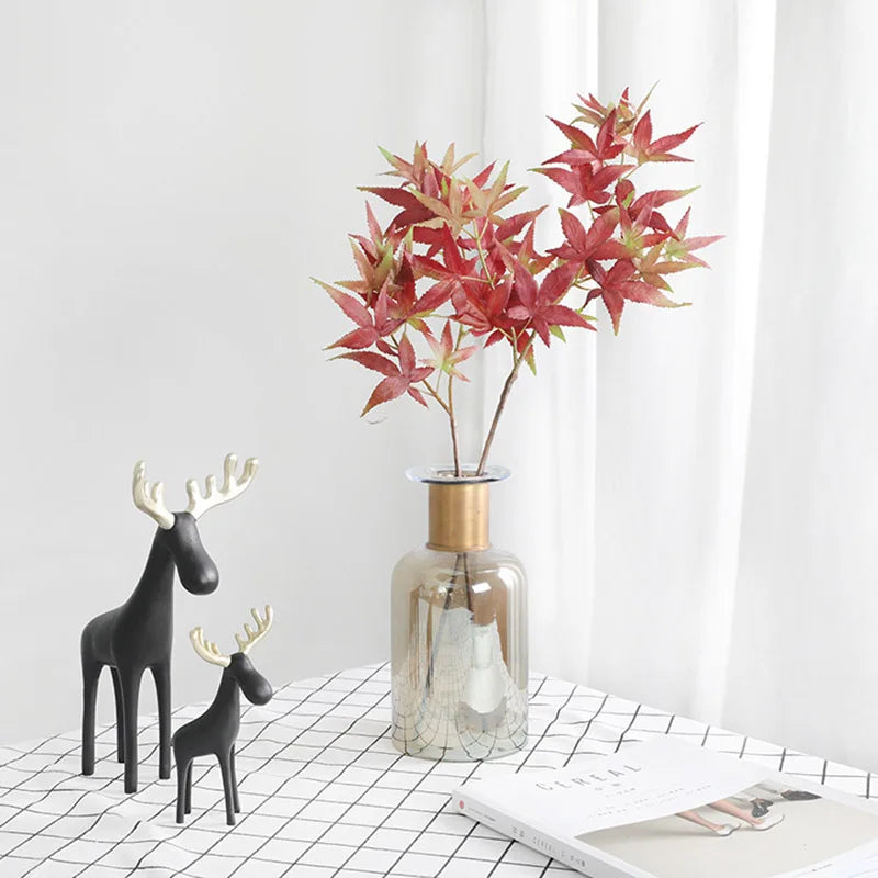 Artificial maple branches for weddings and interior decoration