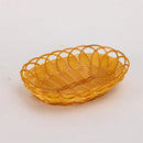 Woven rattan basket for fruits and food at home