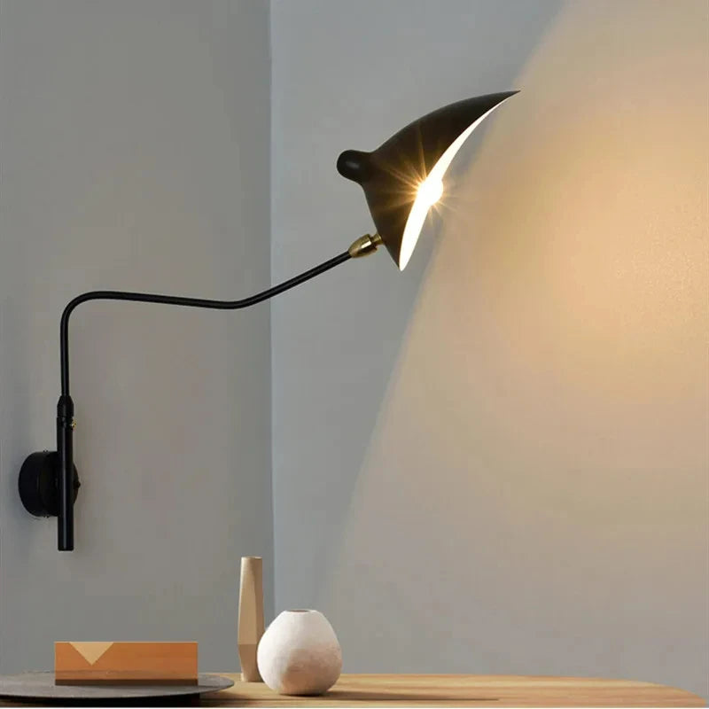 Modern rotating designer wall light for interior decoration
