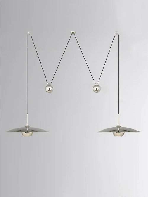 Adjustable modern design pendant light for interiors - vue 4 sur 13