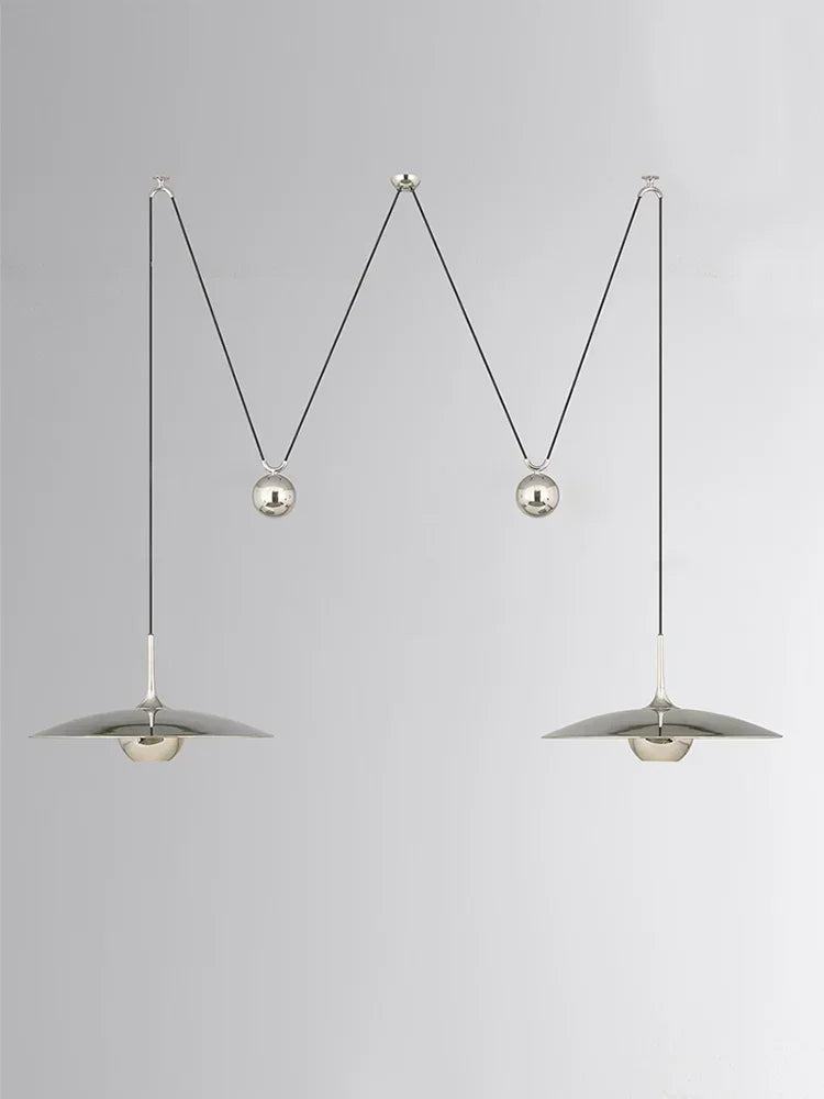 Adjustable modern design pendant light for interiors - vue 4 sur 13