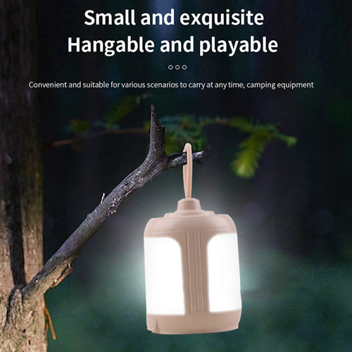 Portable waterproof LED camping lantern with 4 modes - vue 6 sur 6