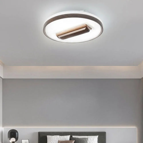 Silent electric fan with three colours and six speeds - vue 4 sur 8