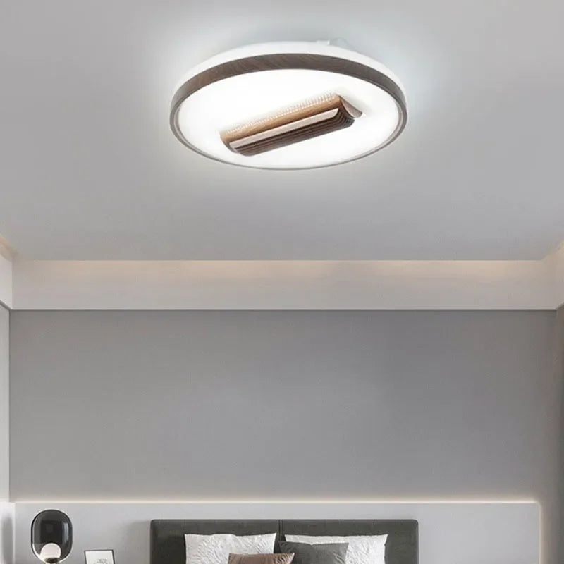 Silent electric fan with three colours and six speeds - vue 3 sur 8