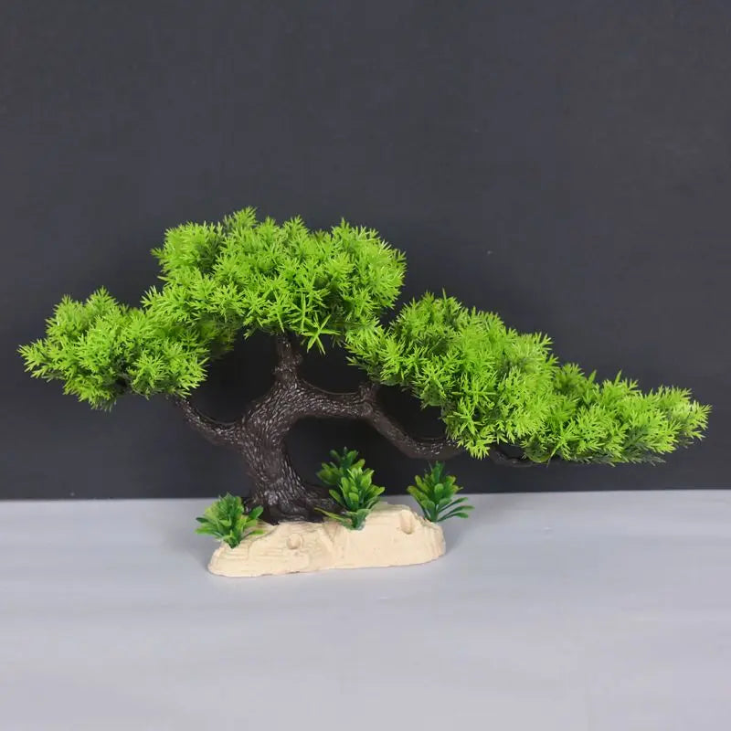 Artificial bonsai plant in plastic for interior decoration