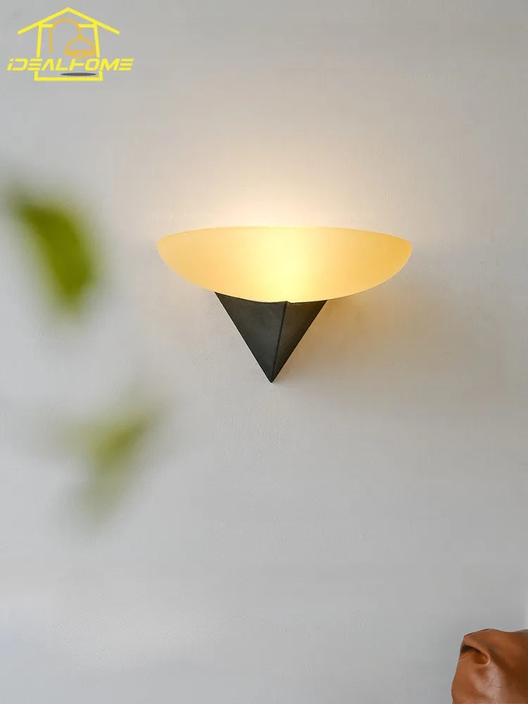 Retro designer Bauhaus style wall light for elegant interiors