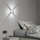 Hemisphere four-way up and down LED wall light 4W for bedside, hallway, home, balcony or garden