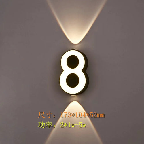 Waterproof outdoor digital LED projection landscape signature lamp - vue 11 sur 15