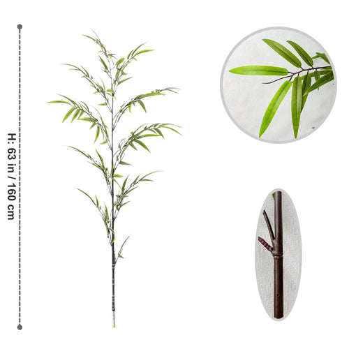 Artificial bamboo leaves for event and party decoration - vue 17 sur 23