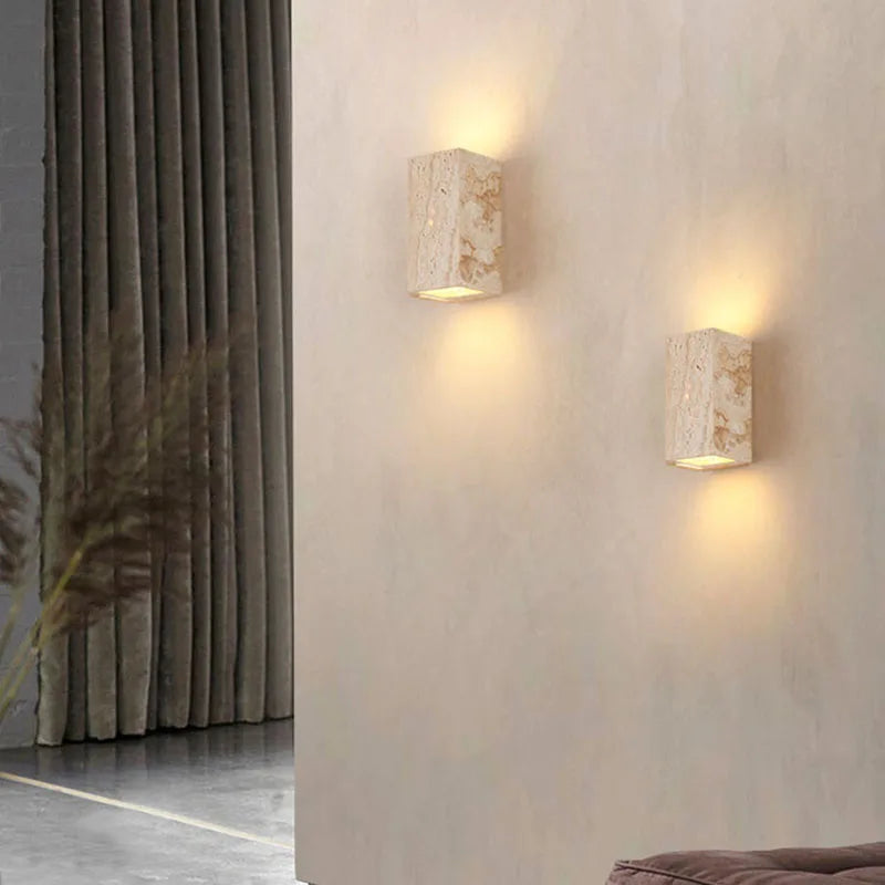 Creative cuboid LED wall light 3000k for stairs and hallway