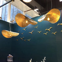 Creative copper pendant light for modern interior decor