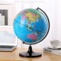 educational rotating world globe for students and children