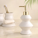 set of 4 ceramic bathroom bottles