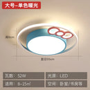 Round LED children's ceiling light with eye protection and soft lighting