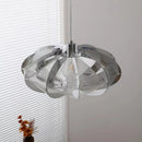 Minimalist postmodern pendant light with elegant geometric patterns