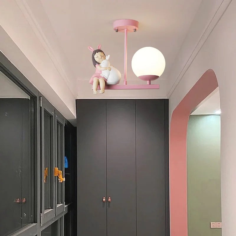 Children's bedside LED ceiling light