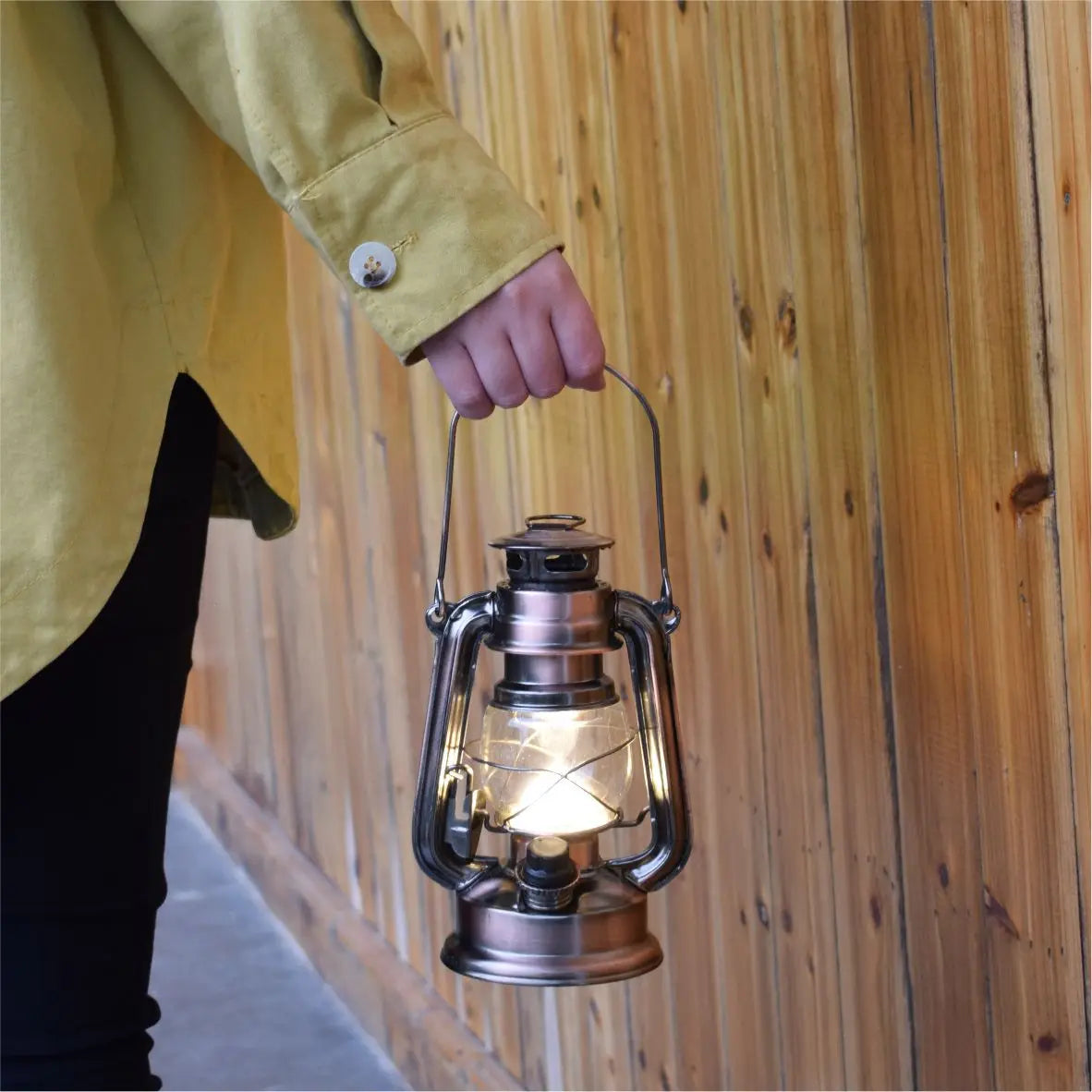 Portable retro rechargeable atmosphere lamp for camping and parties - vue 4 sur 6